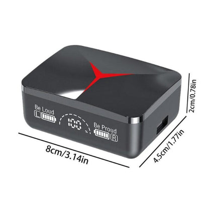 M90 Pro Earbuds LED Display Headset