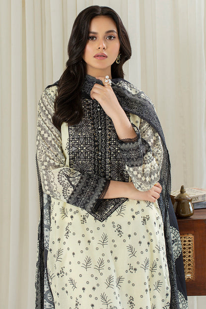 2 Piece - Embroidered Digital Printed Lawn Suit