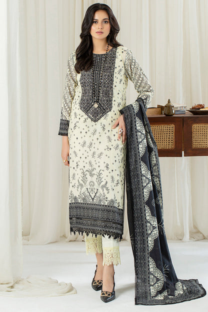 2 Piece - Embroidered Digital Printed Lawn Suit