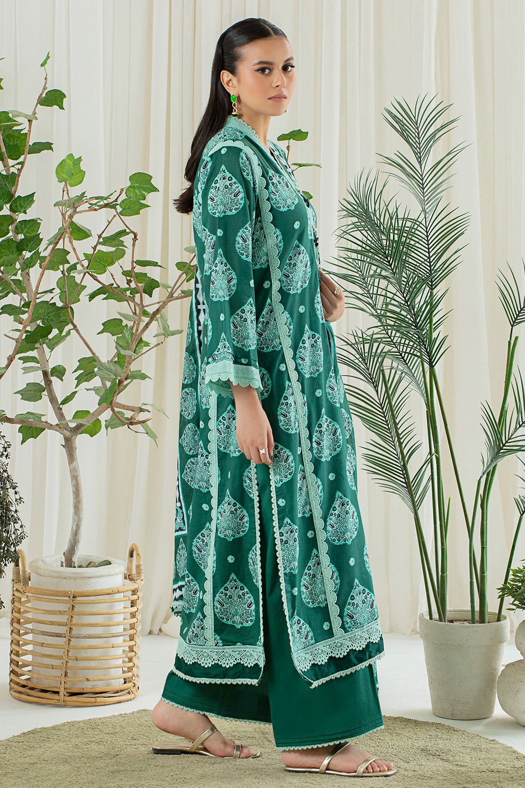 2 Piece - Digital Printed Lawn Suit