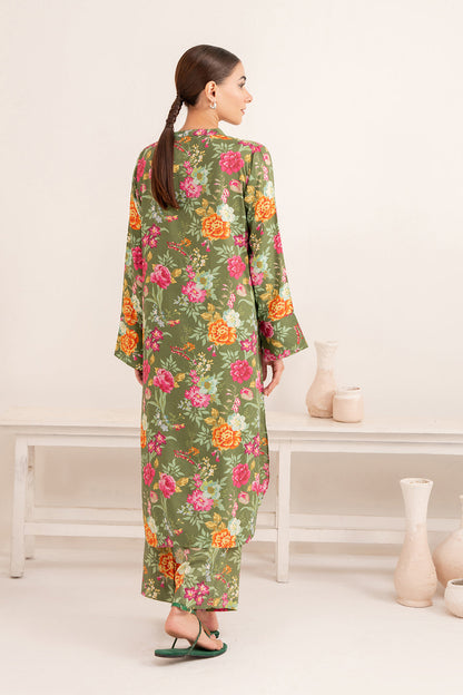 2 Piece - Digital Printed Linen Suit